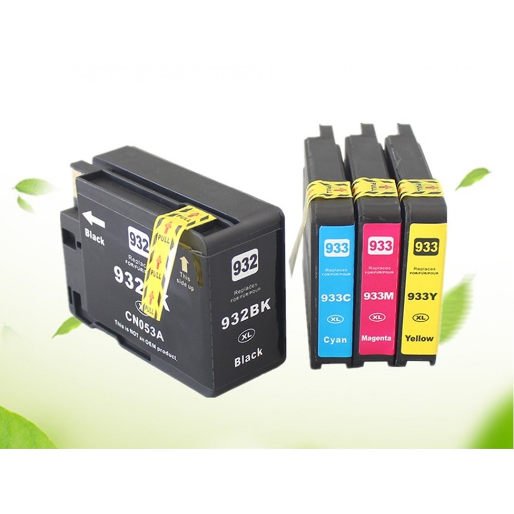HP 932XL 933XL Ink Cartridge Compatible BK+C+Y+M